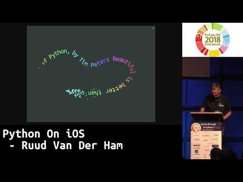PyCon.DE 2018 LT: Python On iOS - Ruud Van Der Ham