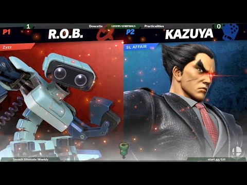 Game Underground Losers Semis - Doucette (ROB) vs Practicalities (Kazuya) SSBU Ultimate Tournament