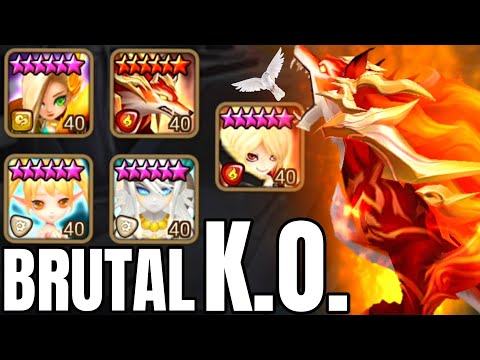 Brutal K.o. with Wombo Combo! - Summoners War