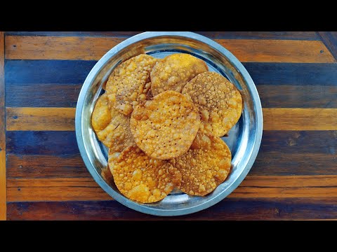 How to make Khari Puri | Khari Puri recipe | Savoury Sesame Crackers | Farsi Puri