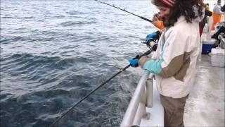 preview picture of video 'First time catching fish on a Party Boat! [HD]'