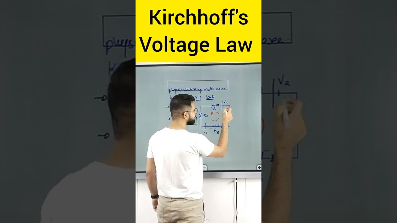 Kirchhoff's Voltage Law | Class 12 physics Current Electricity |Warm up match with physics |ssp sir
