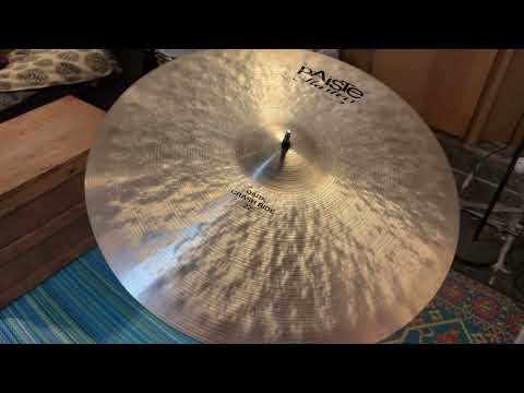 🎥✨ Paiste Masters 22” Dark Crash Ride 2405g ~ Video Demo image 5