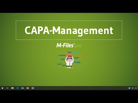 M-Files QMS - Mängel & Maßnahmen (CAPA)