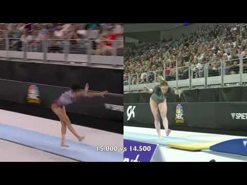 WHO DOES IT BETTER: CHENG - Skye Blakely vs Jade Carey