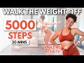 5000 STEPS FAST Walking Workout to Burn Fat & Boost Your Mood | No Repeats