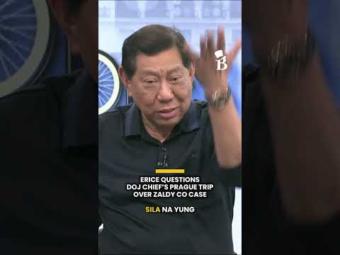 Erice questions DOJ chief’s Prague trip over Zaldy Co case