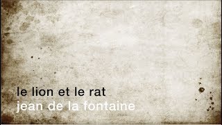 Kadr z teledysku Le lion et le rat tekst piosenki Jean de La Fontaine