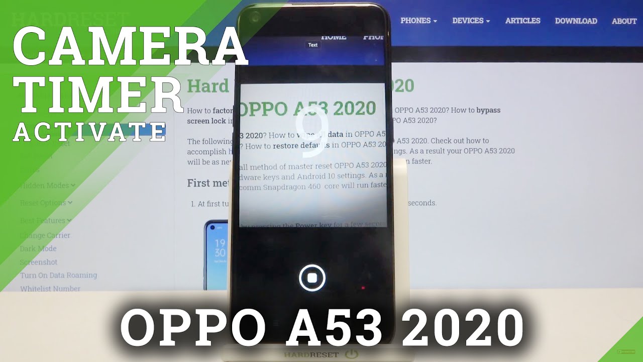 How to Use Camera Timer on OPPO A53 2020 – Adjust Camera Timer