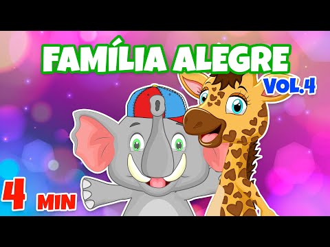 Família Alegre Vol. 4 - Giramille 4 min | Desenho Animado Musical
