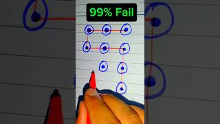 Only Genius Can Connect All dots with lines #shorts #viral #trending #ytshorts