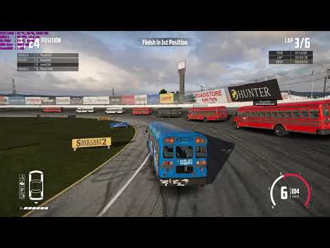 Wreckfest Walkthrough Part 47 - "World Masters: Schoolbus Run"