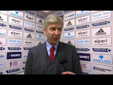 West Ham 1-3 Arsenal - Arsene Wenger (26-12-13)