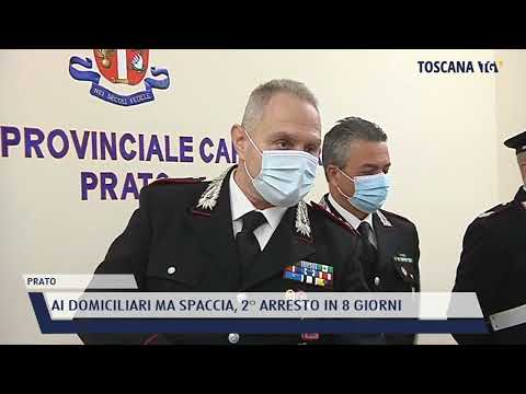2022-03-25 PRATO - AI DOMICILIARI MA SPACCIA, 2° ARRESTO IN 8 GIORNI