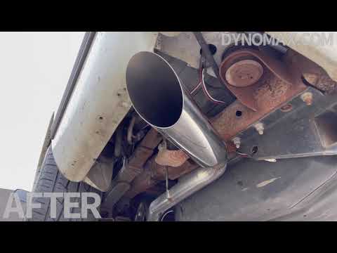 Dynomax Ultra Flo Welded 2.5” • Cowboy Duals. Sound comparison on the OBS Chevy. 🔊💯