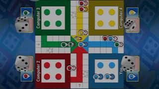 Four player ludo game video | best viral ludo king master | New rush mode ludo game video