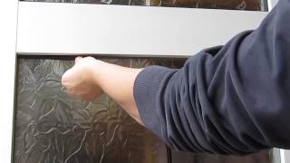 How to replace glazing gasket