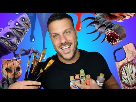 The BEST Beginner Friendly Painting Techniques for Polymer Clay Sculptures!