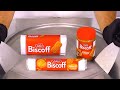 Lotus Biscoff Ice Cream Rolls With Spread Cookies ASMR