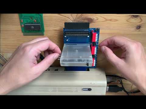 2 in 1: Running cartridges with 64NIC+ ethernet card on Commodore 64