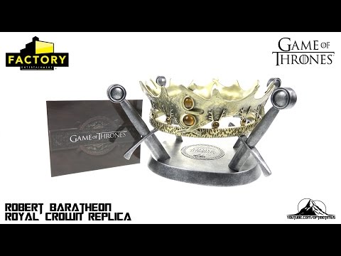 Optibotimus Reviews:  Factory Entertainment Game of Thrones ROBERT BARATHEON CROWN PROP REPLICA