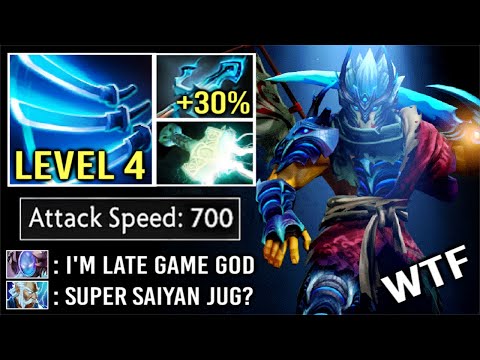 CRAZY "LEVEL 4" Omnislash Trident Scepter Juggernaut vs PRO Arc Apex Epic Intense Game 7.27 Dota 2