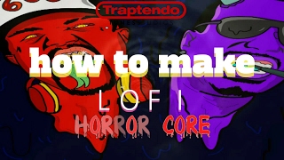 how to make Ｌｏｆｉ horror core/Phonk tutorial(DJ Squeeky, Three Six Mafia,)