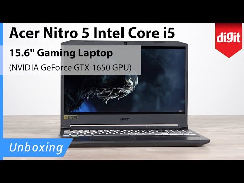 Acer Nitro 5 Unboxing (Intel Core i5 11th Gen + NVIDIA GeForce GTX 1650)