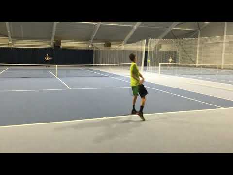 College Tennis Recruit Video OverBoarder - Justin de la Cerda Gilmar