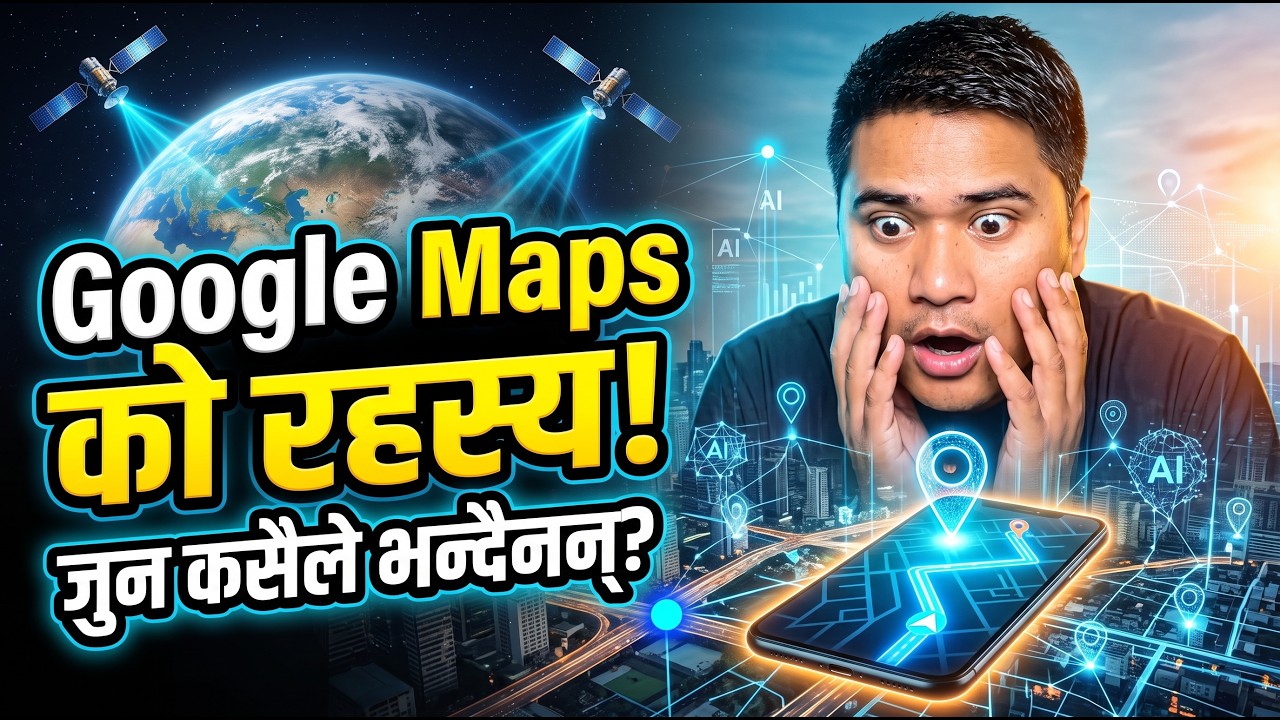 Google Maps वास्तवमै कसरी काम गर्छ? | GPS मात्र होइन, यसको पछाडि रहेको पूरा Technology System!