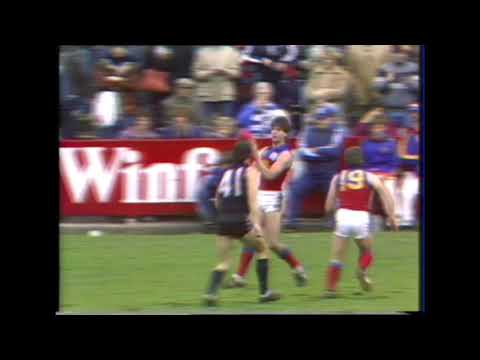 Young Ross Lyon Round 20 1985 - His Third Game