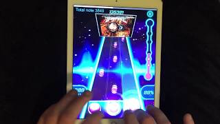 Hardest Tap Tap Reborn 2 song: Through the Fire and Flames 99% 285k First Place