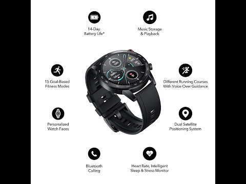 #(Renewed) Honor 2 BT Watch 2 with Battery- Charcoal Black #Compatible with Android and iOS
