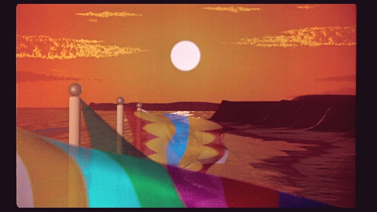 Flags and Waves (1986) - First CGI cloth simulation (HD)