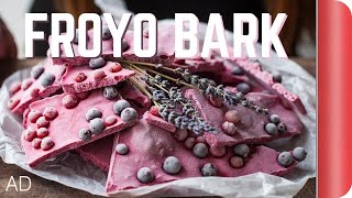 Berry Frozen Yogurt Bark Recipe | Sorted Food