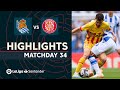 Highlights Real Sociedad vs Girona FC (2-2)
