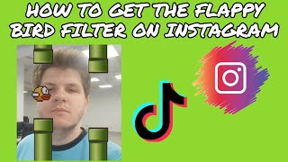 HOW TO GET THE FLAPPY BIRD/BORD FILTER ON INSTAGRAM/TIK TOK