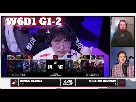 WBG vs FPX - Game 2 | Week 6 Day 1 LPL Summer 2025 Split 3 | Weibo Gaming vs FunPlus Phoenix G2 full