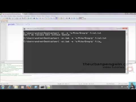 Perl In Place Edits to Text Files from the Windows Command Line