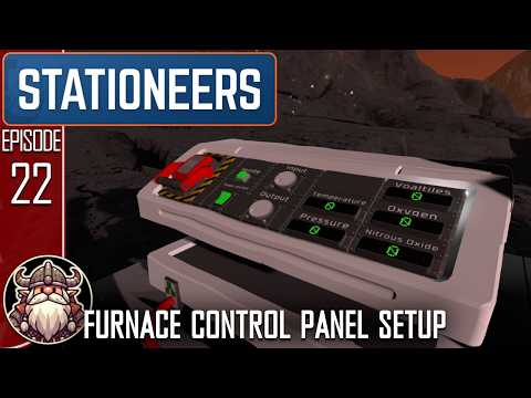 Furnace Control Panel Setup - S2 E22 ║ Stationeers