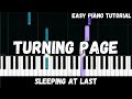 Sleeping at Last - Turning Page (Easy Piano Tutorial)