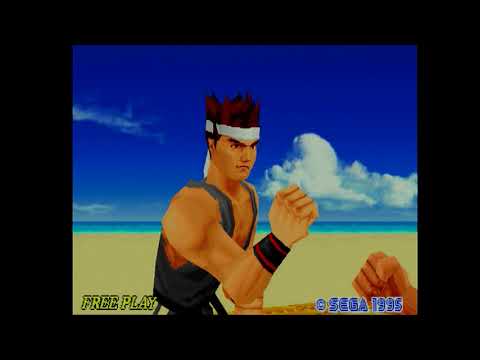 Game Nexus Arcade and Attract Mode Intros Virtua Fighter Remix (1995 Sega Titan Video) Real Hardware