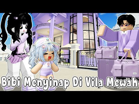 AUNT SLEEPING IN A LUXURIOUS, ALL-PURPLE VILLA || LIVETOPIA RP 🏡 ROBLOX INDONESIA