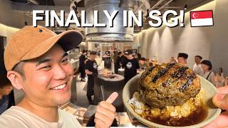 Japan's VIRAL Hamburg Steak FINALLY Came to Singapore!