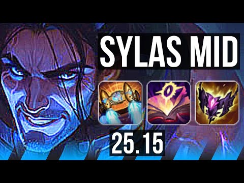SYLAS vs IRELIA (MID) | 7 solo kills, Legendary | KR Master | 25.15