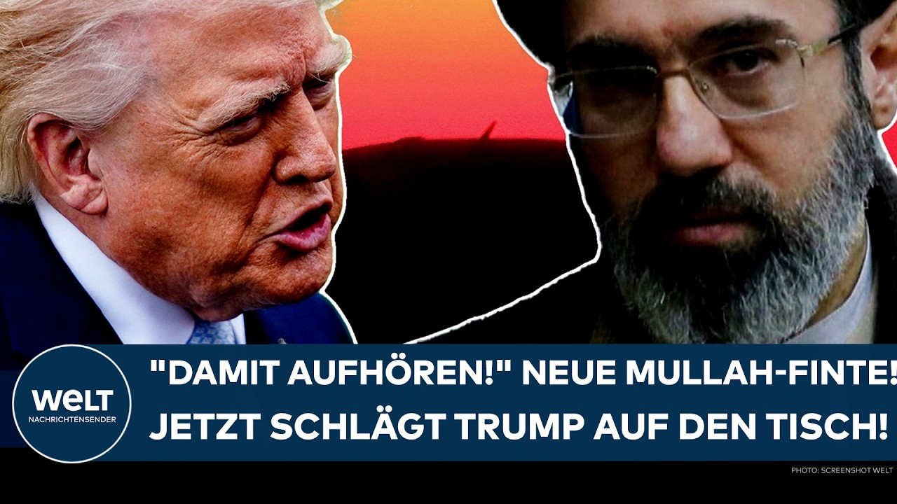 IRAN-KRIEG: "Jetzt damit aufhören!" Neue Mullah-Finte! Jetzt schlägt Trump auf den Tisch!