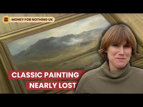 RARE Victorian Oil Painting Revealed at the Tip | Money For Nothing UK