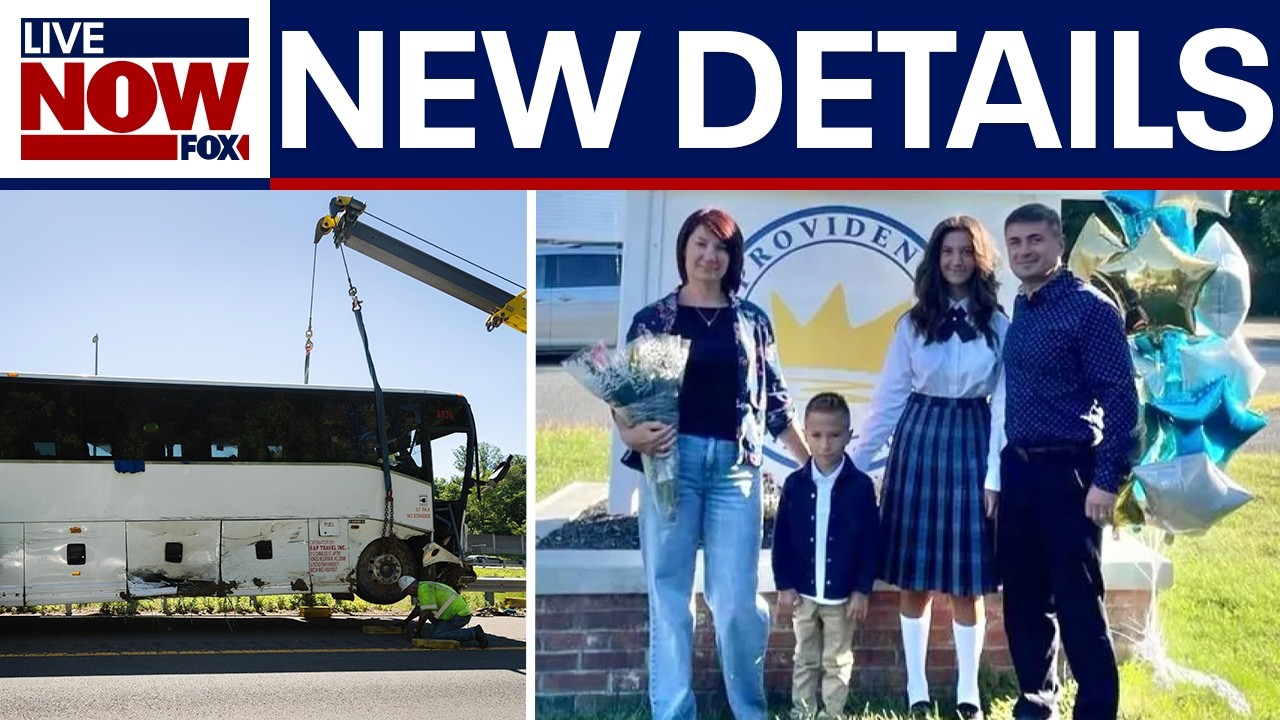NEW DETAILS: Virginia bus crash kills 5 including family of 4 traveling to a wedding