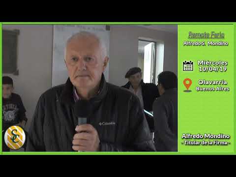 10-04-19 - Alfredo Mondino - Titular - Alfredo S. Mondino - Olavarría