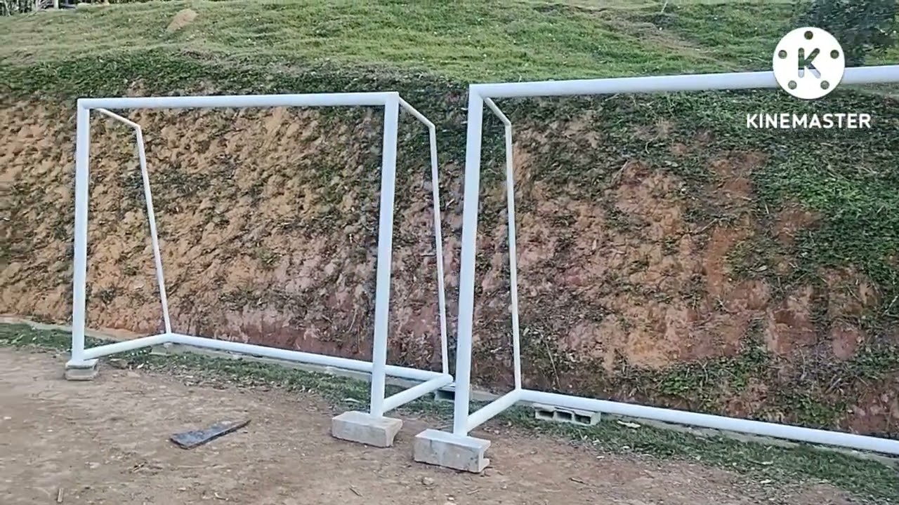 Fabricação da minha primeira trave de gol para quadra de futsal !! 😁🥅⚽🥅😎